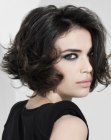 fliessendes kurzes Haar