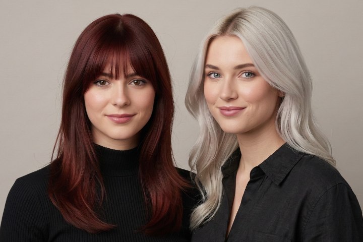 Frisuren für langes Haar