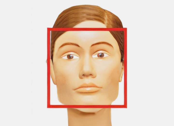 Quadratische Gesichtsform