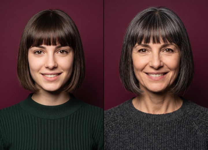 Eine alternde Frau