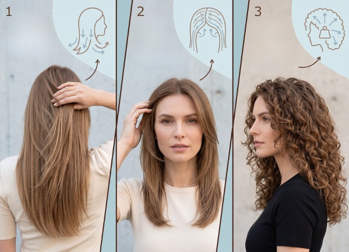 Haare stufen, um spezifische Styling-Herausforderungen zu l&ouml;sen