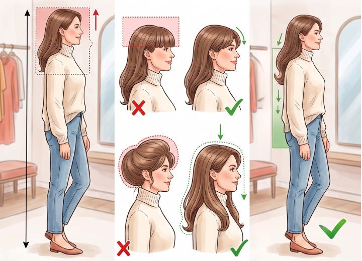 Frisuren-Tipps für große Frauen