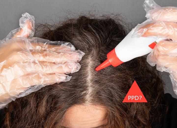 Haarfarbe mit PPD