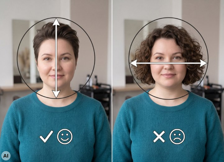 Kurzhaarfrisuren f&uuml;r eine Frau mit &uuml;ppigerer Figur
