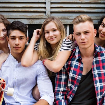 Gruppe von Teenagern